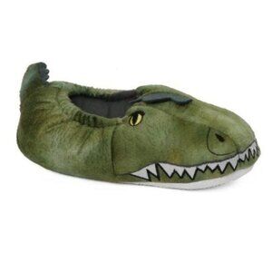 Zac & Evan Boys 11/12 Plush Animal Gator Slipper